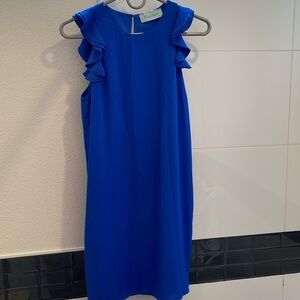 Blue Ruffle Dress